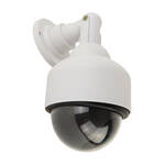 2x stuks dummy camera / beveiligingscamera met LED - Dummy beveiligingscamera