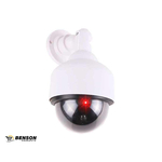 2x stuks dummy camera / beveiligingscamera met LED - Dummy beveiligingscamera
