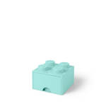 LEGO - Set van 2 - Opbergbox Brick 4, Pastelgeel - LEGO