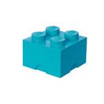 LEGO - Set van 2 - Opbergbox Iconic Hoofd Girl 24 cm, Geel - LEGO