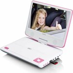 Draagbare DVD Speler Auto - 7 Inch Scherm - Incl Hoofdsteun Montagesysteem (MPD107)