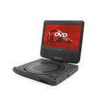 Draagbare DVD Speler Auto - 10 Inch Scherm met USB en Accu - Koptelefoonaansluiting - Zwart (MPD125)