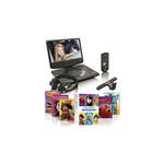LENCO DVP-939 - 2x9" Portable DVD speler met USB,SD, ingebouwde batterij- Zwart