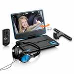 LENCO DVP-910PK - Portable 9" DVD-speler met USB-hoofdtelefoon-ophangbeugel - Roze/wit