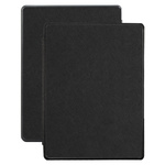 Lunso - Kobo Aura H20 edition 1 hoes (6.8 inch) - Vegan Saffiano Leren sleepcover Clip - Zwart