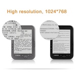 High-clear Ink Screen Ereader Devices Ebook Reader Double RAM Rich Functions Music Playback Freely Adjustable Fonts 1024*768 Targeting Computer and Network Users