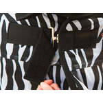 Vliegdeken Zebra incl. nekdeel 195cm