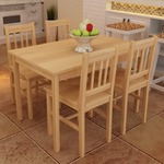 Isolde eethoek tafel zwart en 4 Seda stoelen beige.