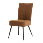 Leren eetkamerstoel comfort, rood leer, rode keukenstoelen