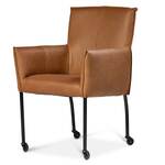 Leren eetkamerstoel comfort, zwart leer, zwarte keukenstoelen