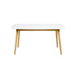 Eetkamertafel Ulfborg - eikenkleur - 80x150x75,5 cm - Leen Bakker