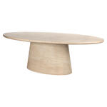 Tower Living Ronde Eettafel Asti Mangohout, 130cm - Zwart