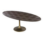 Richmond Ovale Eettafel Luxor Eikenhout, 230 x 110cm - Bruin - Ovaal