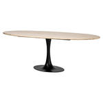 Richmond Ronde Eettafel Collada Marmer, 130cm - Brons
