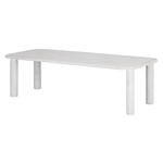 Light & Living Deens Ovale Eettafel Hamura Terrazzo, 220 x 105cm - Wit - Ovaal
