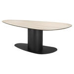 Zuiver Eettafel Brave Eiken en rubberhout, 160 x 80cm - Naturel