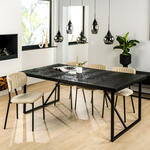 Eleonora Ovale Eettafel Elin 250 x 110cm - Wit - Ovaal