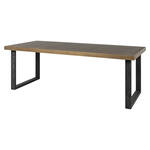 ZILT Ronde Eettafel Everton Teakhout, 110cm - Zwart