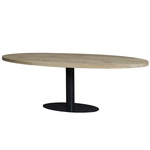 Design eettafel SYMBIOSE 200cm betongrijs keramiek made in Italy - 40669