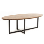 Eettafel MILANO 160cm ceramic wit marble - 44765