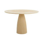 Light & Living Ronde Eettafel Quenza Mangohout, 140cm - Naturel