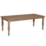 Livingfurn Ovale Eettafel Sevilla Mangohout, 250 x 110cm - Bruin - Ovaal