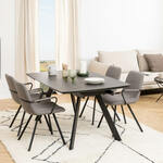 Bendt Ronde Eettafel Line Glas, 119cm - Transparant