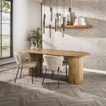 Sohome Ronde Eettafel Rune 110cm - Wit Marmer