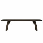 LifestyleFurn Ovale Eettafel Sharmila Mangohout, 215 x 90cm - Massief mango zandkleur - Ovaal