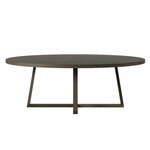 Eettafel Aron ovaal 250x110cm zwart