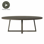Eettafel Aron ovaal 250x110cm bruin