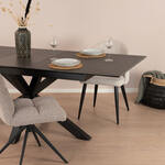 Rocks Eettafel Eiken Rond 130cm met U-poot