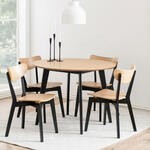 Beliani PHOLA - Eettafel-Lichte houtkleur-MDF