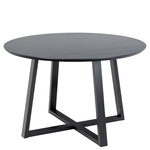 Brix Ronde Eettafel Clubs Mangohout, 130cm - Bruin
