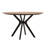 Richmond Organische Eettafel Navarino Eiken, 230 x 112cm - Zwart