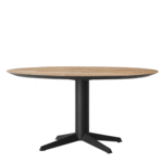 Solo eettafel zwart rond 130