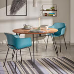 Kave Home uitschuifbare eettafel 'Isbel' eiken naturel, 140-220 x 90cm