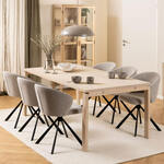 Kave Home Uitschuifbare Ovale Eettafel 'Novac' 170 - 320 x 100cm