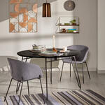 Verlengbare eettafel RETRIEVER 130 > 160 cm walnoot