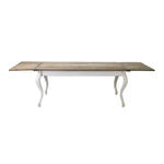 Bendt Uitschuifbare Ronde Eettafel Maso Eiken visgraat, 120 x 120 - 198cm - Naturel