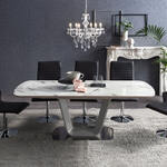 Kave Home Uitschuifbare Eettafel Lenon Eikenhout, 160-200 x 90cm - Naturel