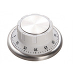 Magnetische kookwekker - Rond - wit - schijf - 9 x 4 cm