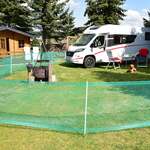 Verplaatsbare omheiningnet afrastering camping