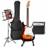 MAX GigKit elektrische gitaar set met o.a. gitaarstandaard - Sunburst