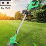 12V 4000mAh Huishouden Draagbare Oplaadbare Elektrische Grasmaaier Weeder Plug Type: EU Plug (Groen)