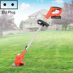 12V 4000mAh Huishouden Draagbare Oplaadbare Elektrische Grasmaaier Weeder Plug Type: EU Plug (Groen)