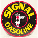 Signal Gasoline Emaille Bord 12" / 30 cm