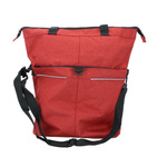 Dresco Enkele fietstas en shopper 18 liter rood