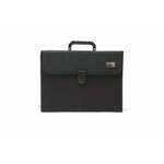 Enkele fietstas New Looxs Pannier 1 lock metalen haken - zwart