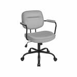 The Living Store Bureaustoel - Ergonomisch - Massage- en verwarmingsfunctie - Zwart - 64x66x(110-119) cm - 110 kg